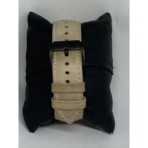 Michael Kors Slim Runway MK8510 Men's Beige Leather Analog Dial Watch JK309 - Picture 6 of 12